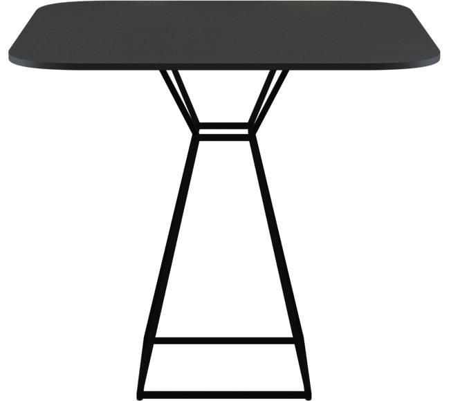 Hourglass Café Table (Rounded Square)