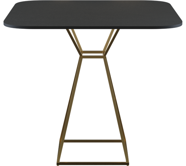 Hourglass Café Table (Rounded Square)