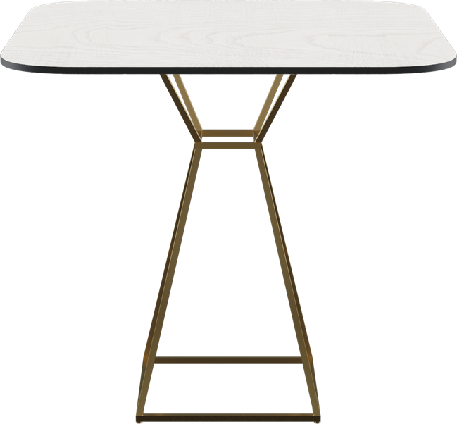Hourglass Café Table (Rounded Square)