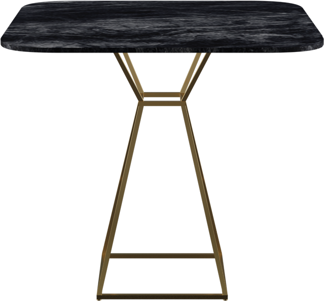 Hourglass Café Table (Rounded Square)
