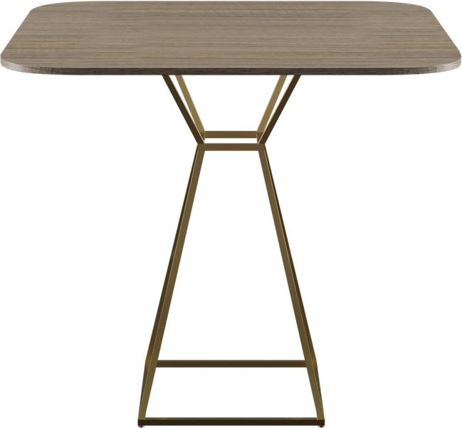Hourglass Café Table (Rounded Square)