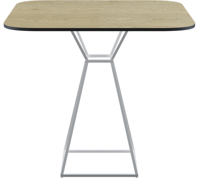 Hourglass Café Table (Rounded Square)