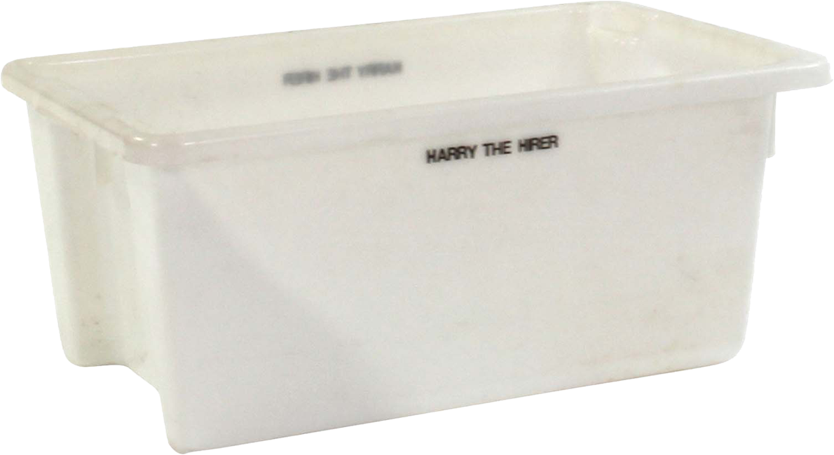 Ice Tub - White Plastic 52L