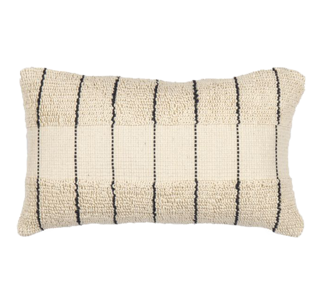 Kai - Natural with Black Stripe - 30cm x 50cm