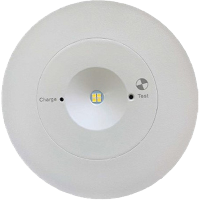 3w Spitfire LED Emergency Light Black (200 lumenx) 220mm x 220mm
