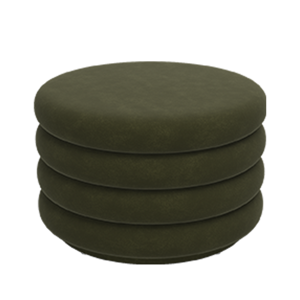 Mila Round Ottoman