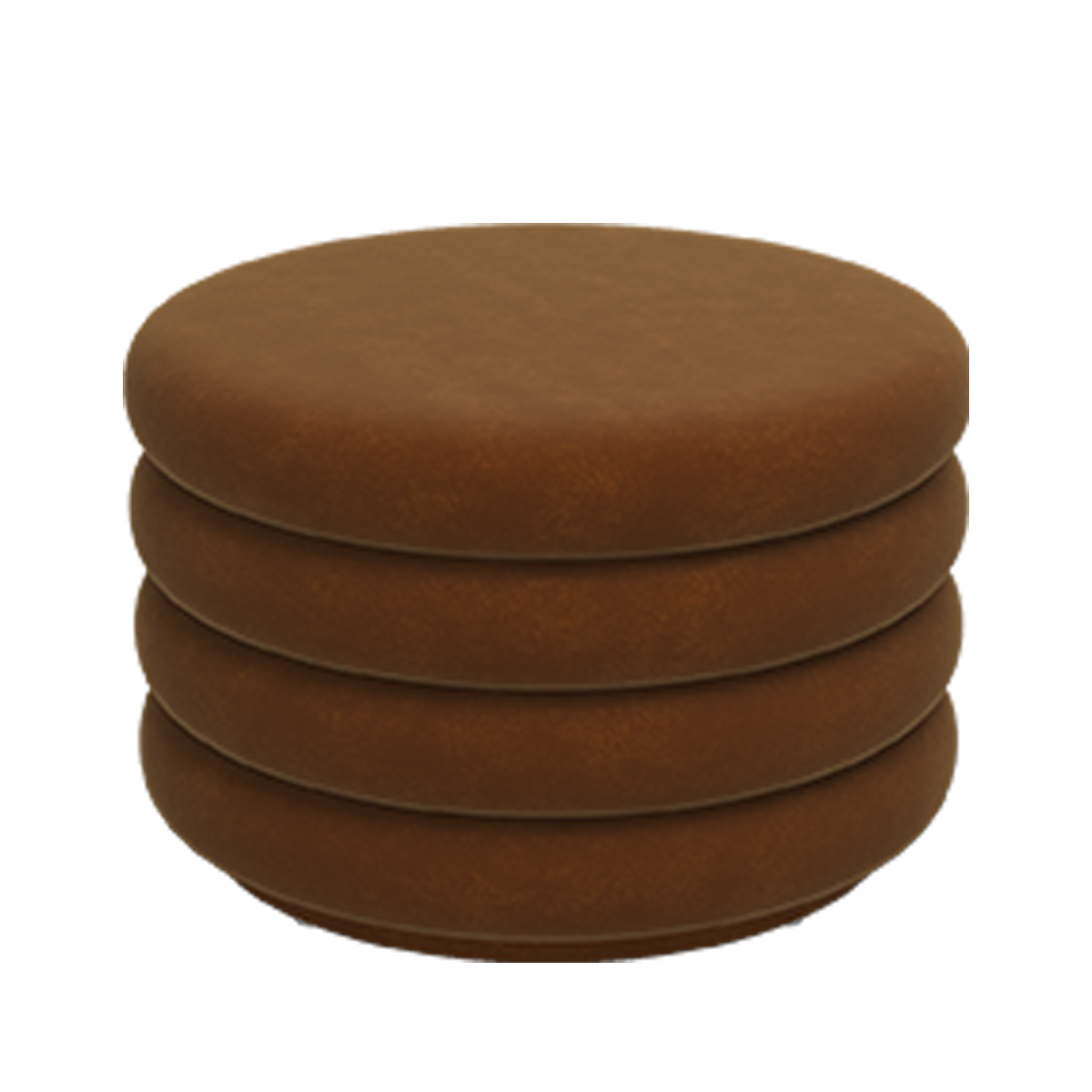 Mila Round Ottoman