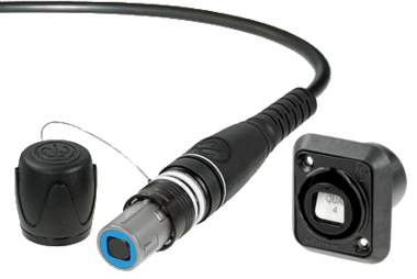 150m Fibre cable Neutrik Opticalcon Quad