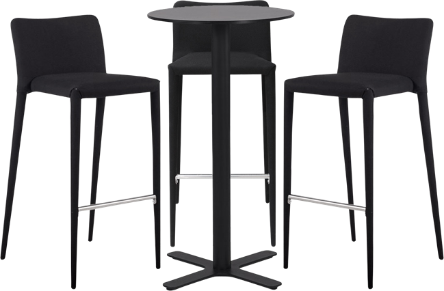 Plus Bar Table Package - 3 Stools