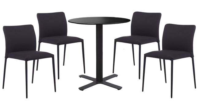 Plus Cafe Table Package - 4 chairs