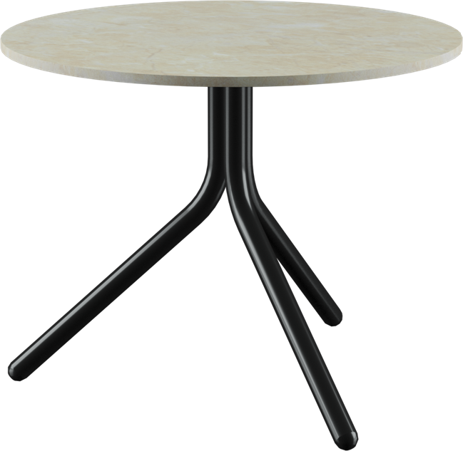 Poseidon Side Table - Neutral (Round)