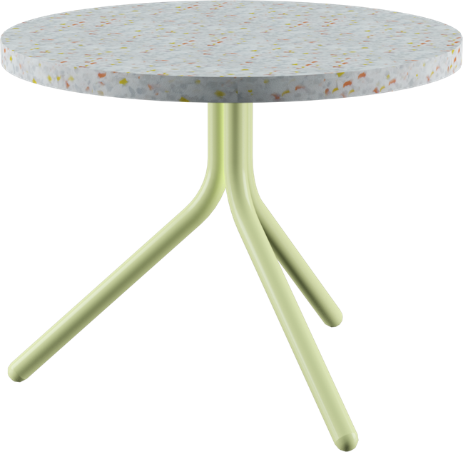 Poseidon Side Table - Colourful (Round)