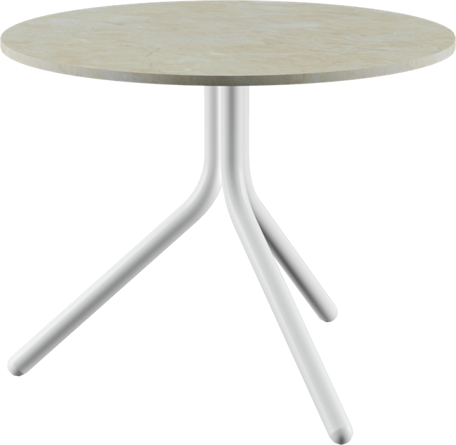 Poseidon Side Table - Neutral (Round)