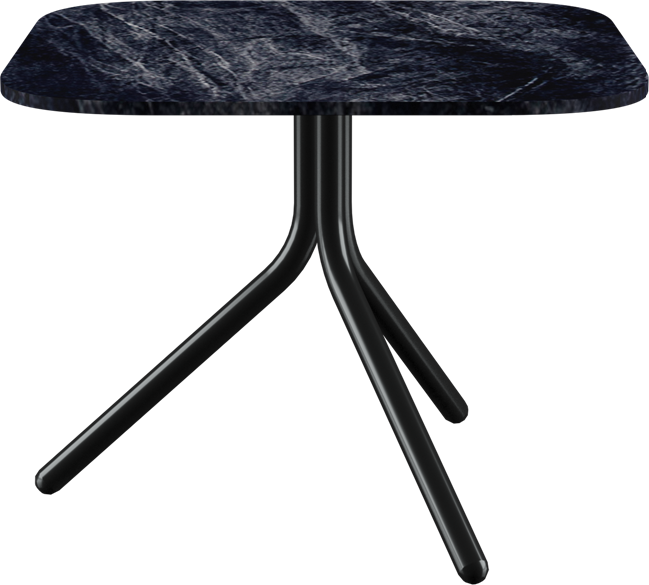 Poseidon Side Table - Neutral (Round Square)
