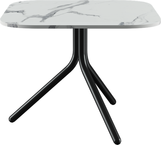 Poseidon Side Table - Neutral (Round Square)