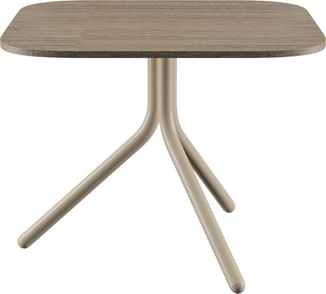 Poseidon Side Table - Neutral (Round Square)
