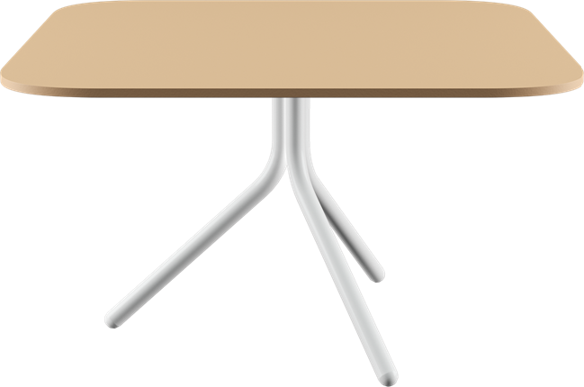 Poseidon Coffee Table - Neutral (Rounded Square)