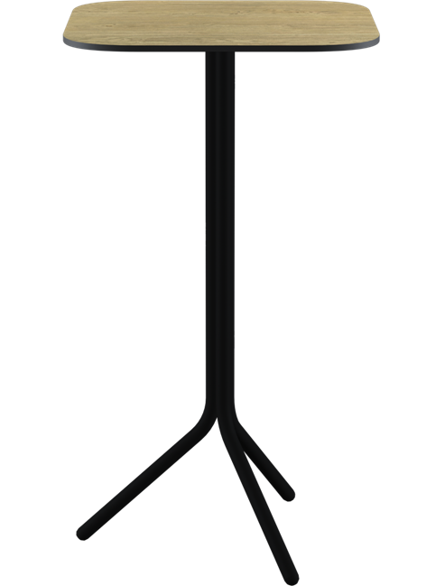 Poseidon Bar Table - Neutral (Rounded Square)