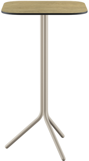 Poseidon Bar Table - Neutral (Rounded Square)