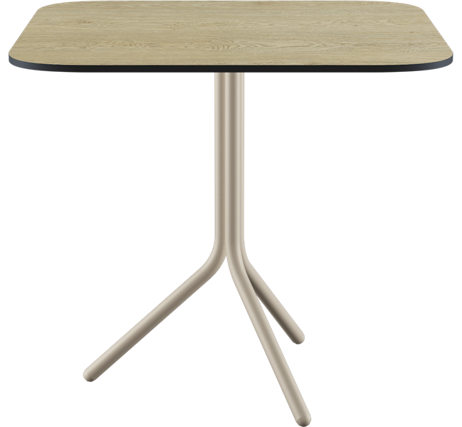 Poseidon Café Table - Neutral (Rounded Square)
