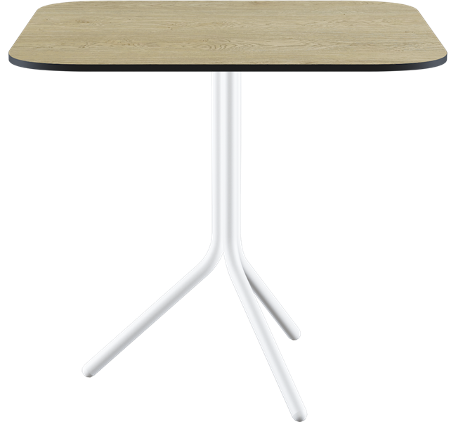 Poseidon Café Table - Neutral (Rounded Square)