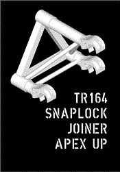 Tri Truss Snaplock End - apex down