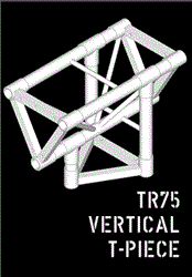 Tri Truss T-Piece (vertical)