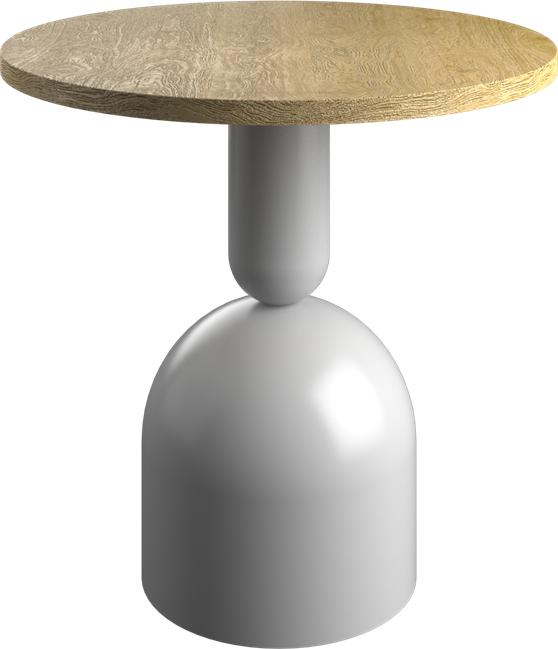 Ava Café Table - Neutral (Round)