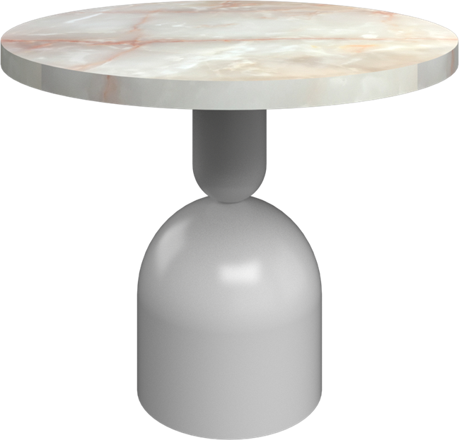 Ava Side Table - Neutral (Round)