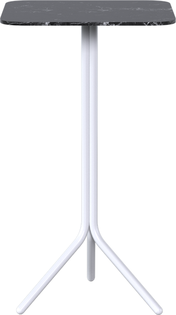 Poseidon Bar Table - Neutral (Rounded Square)