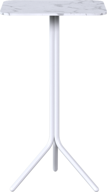 Poseidon Bar Table - Neutral (Rounded Square)