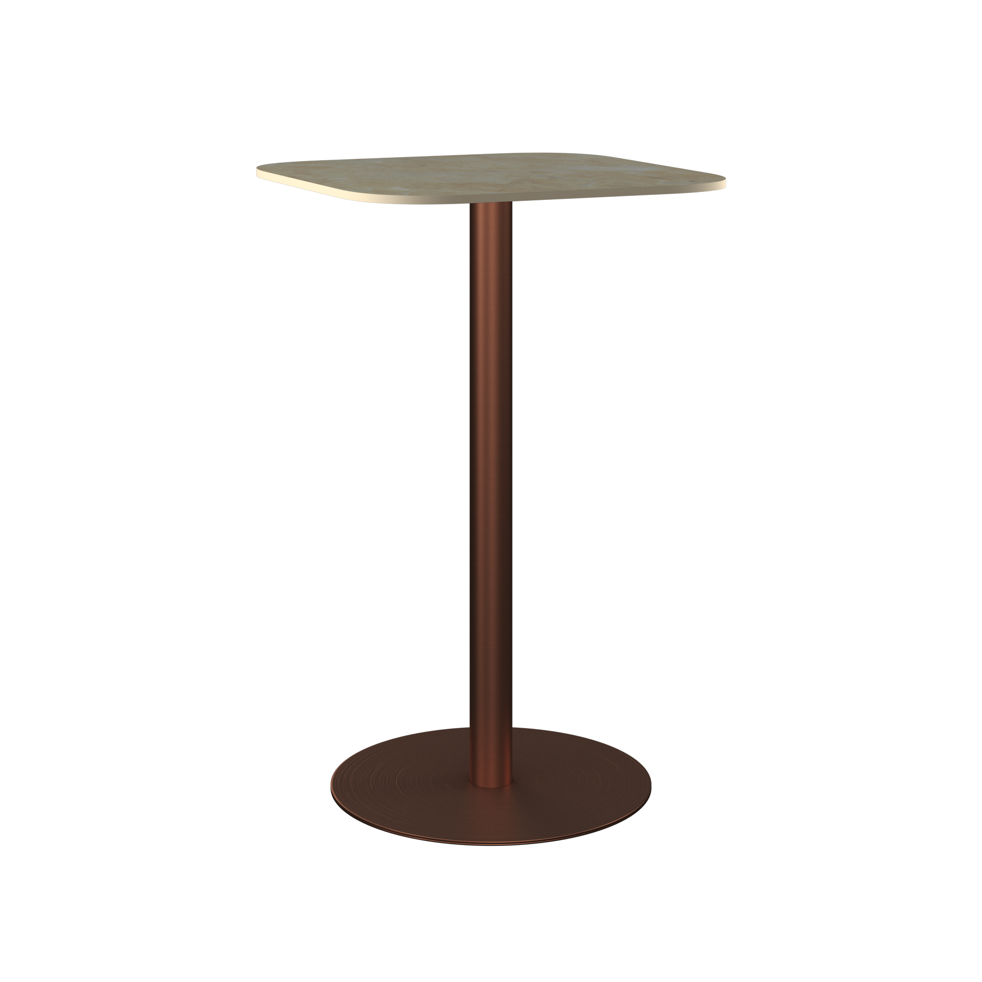Halo Bar Table (60cm Rounded Square)