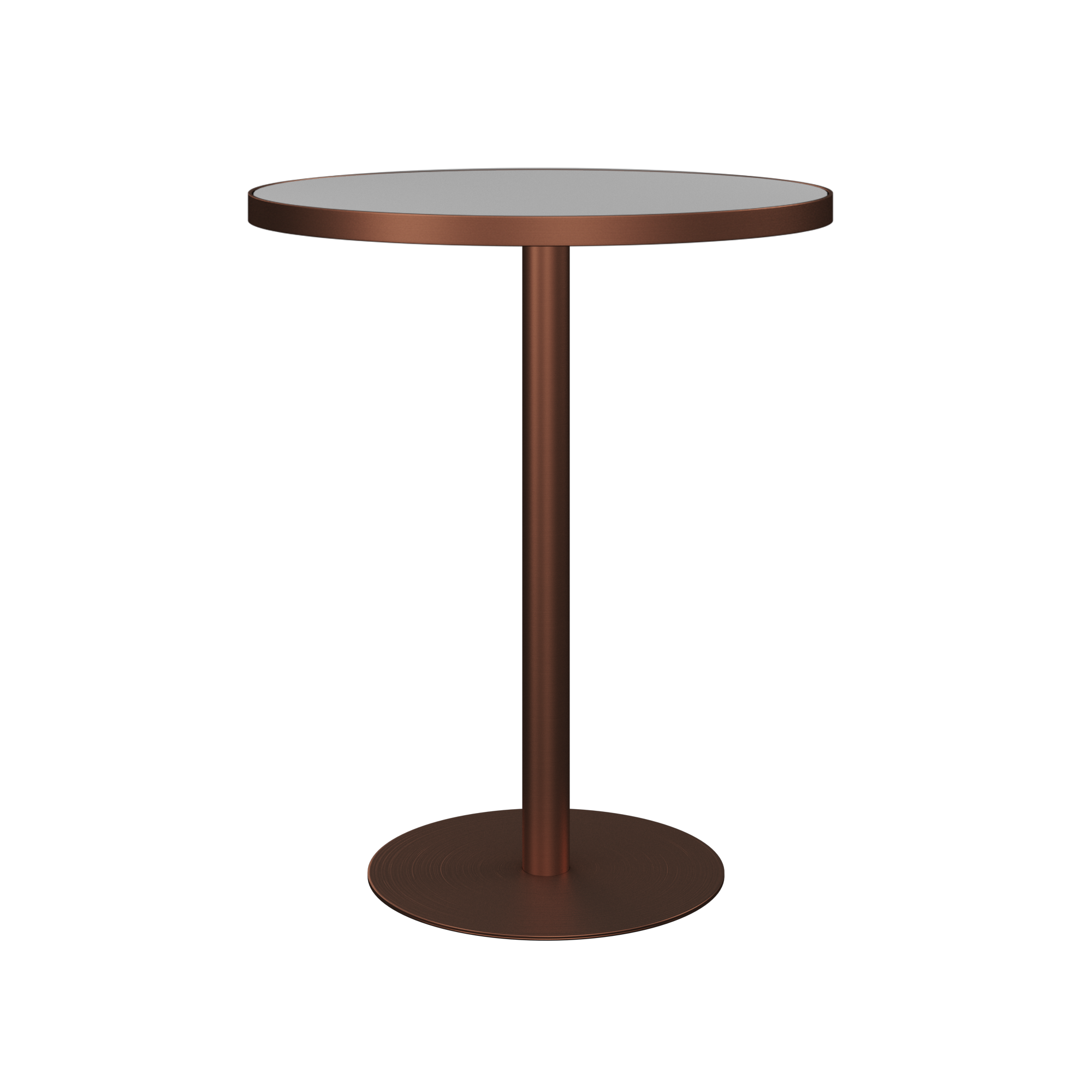 Halo Bar Table (80cm Round) With Rim