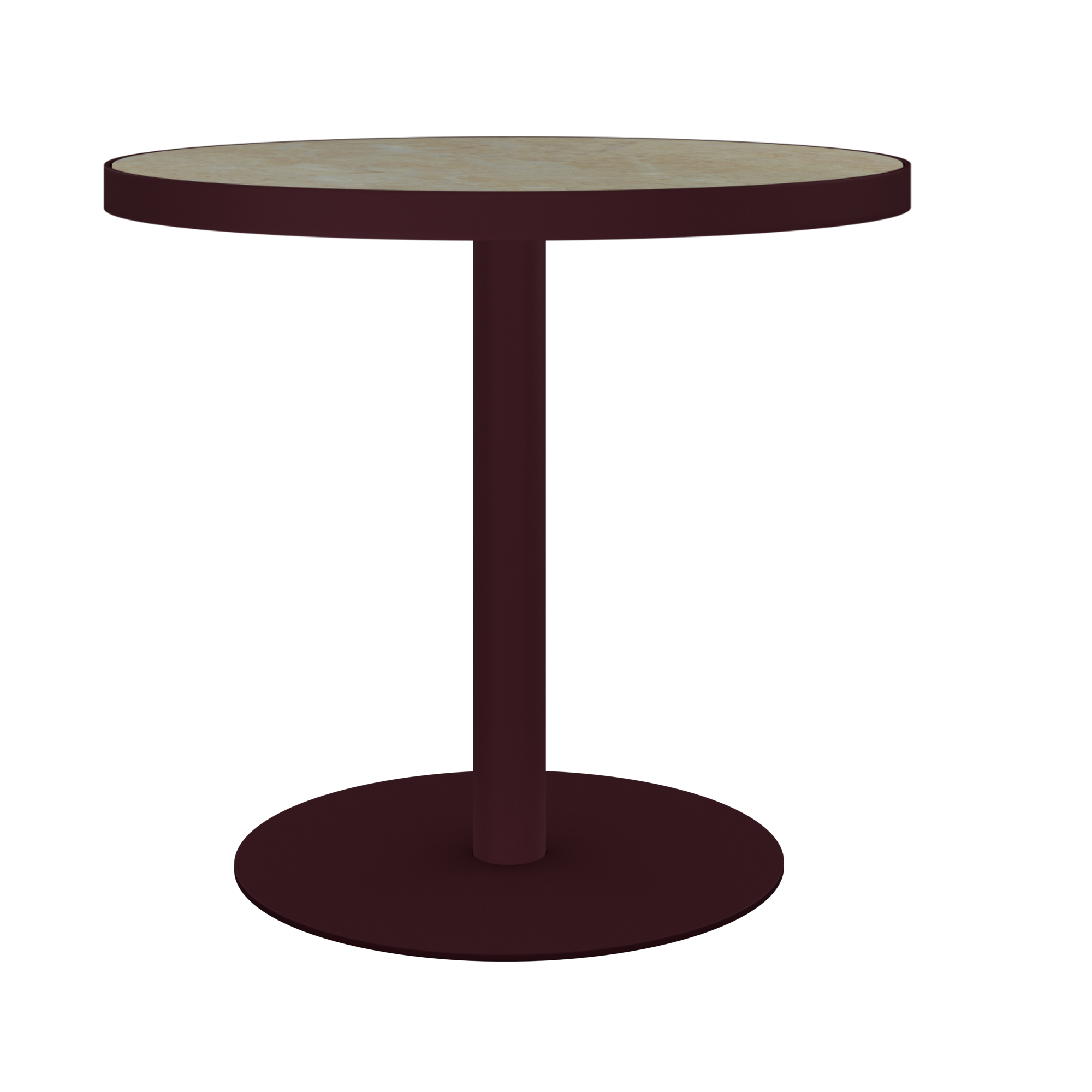 Halo Café Table (80cm Round) With Rim