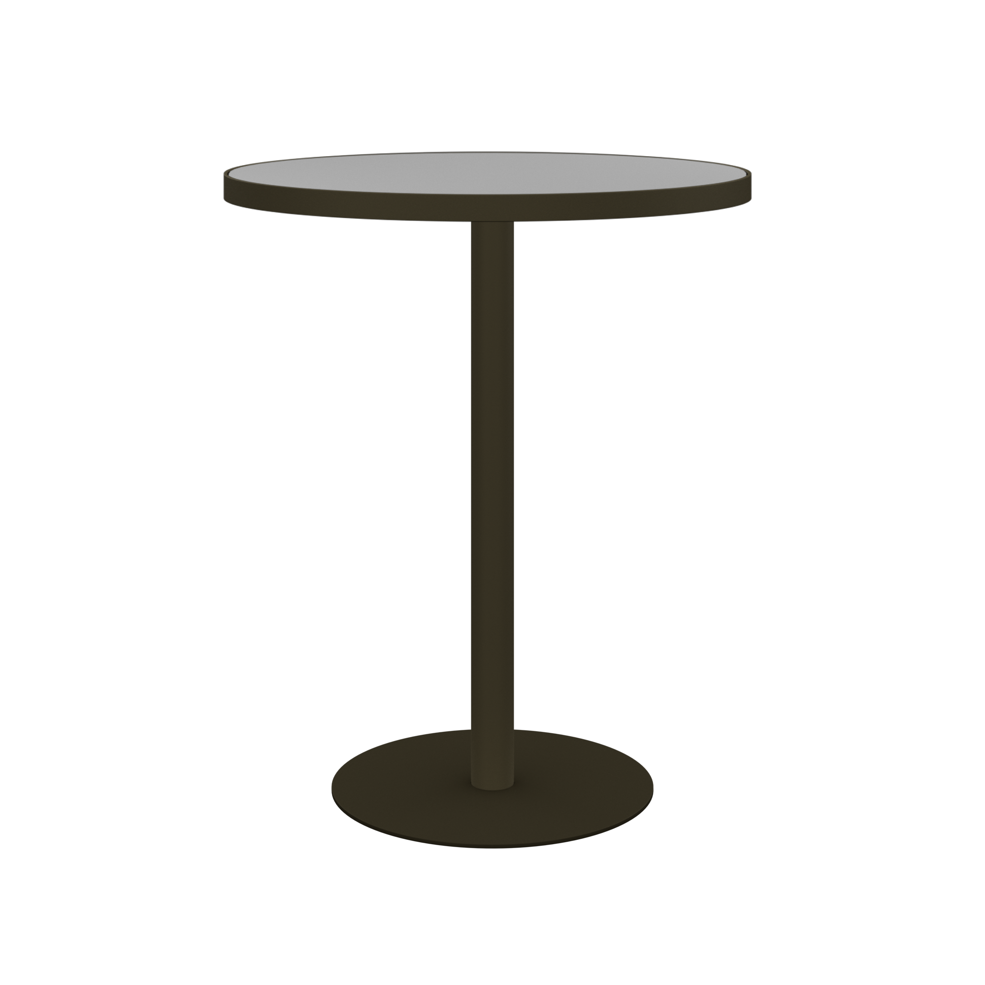 Halo Bar Table (80cm Round) With Rim