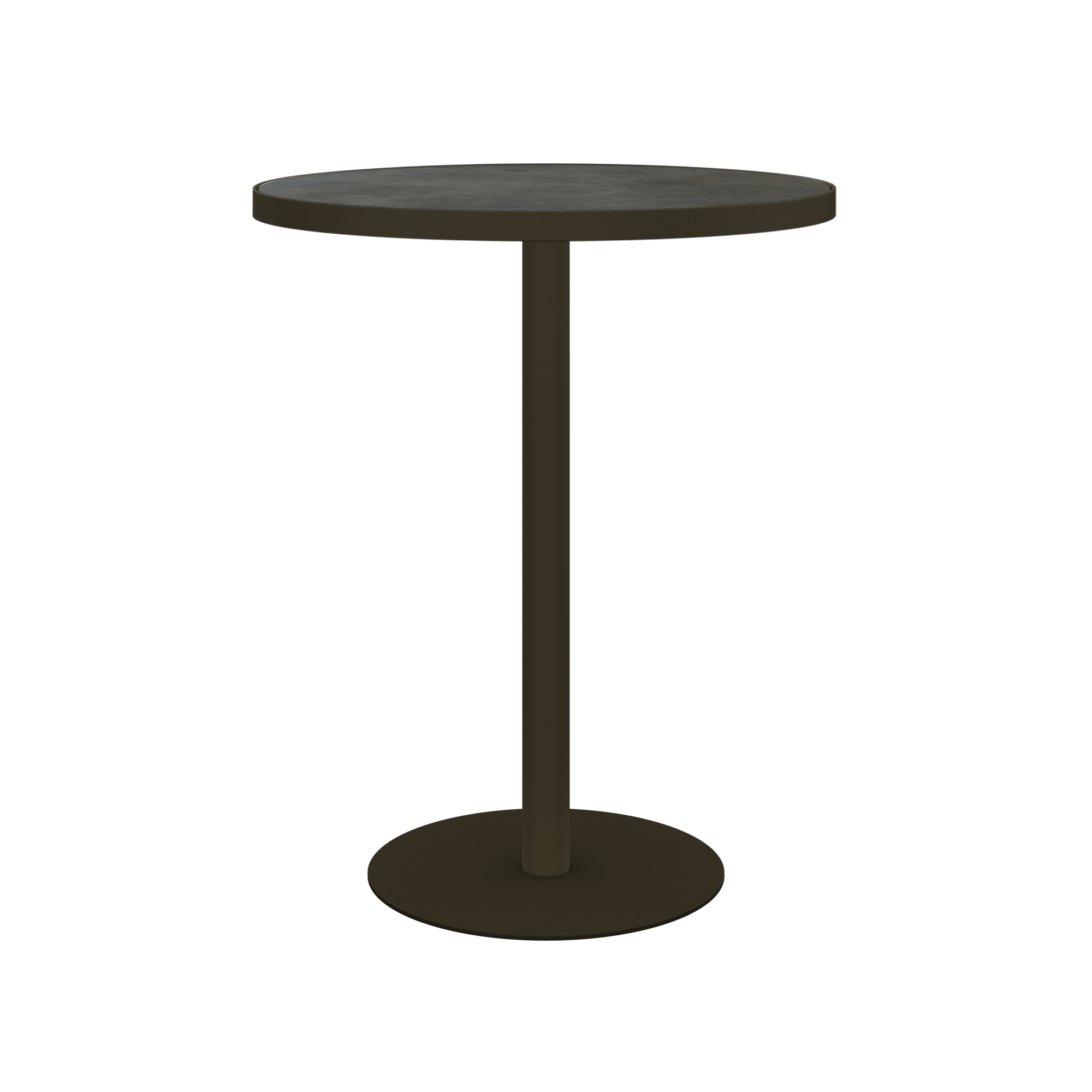Halo Bar Table (80cm Round) With Rim