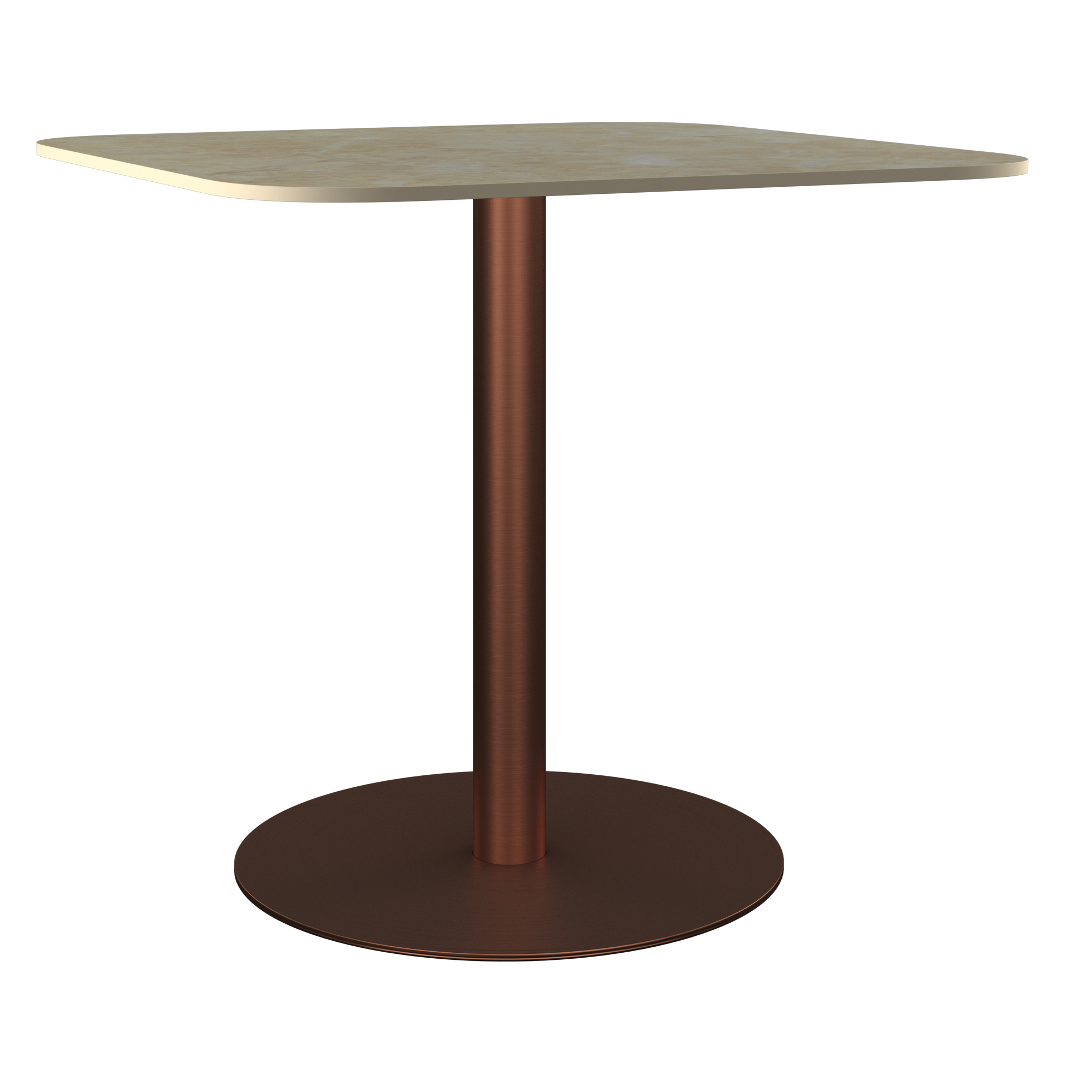 Halo Café Table (80cm Rounded Square)