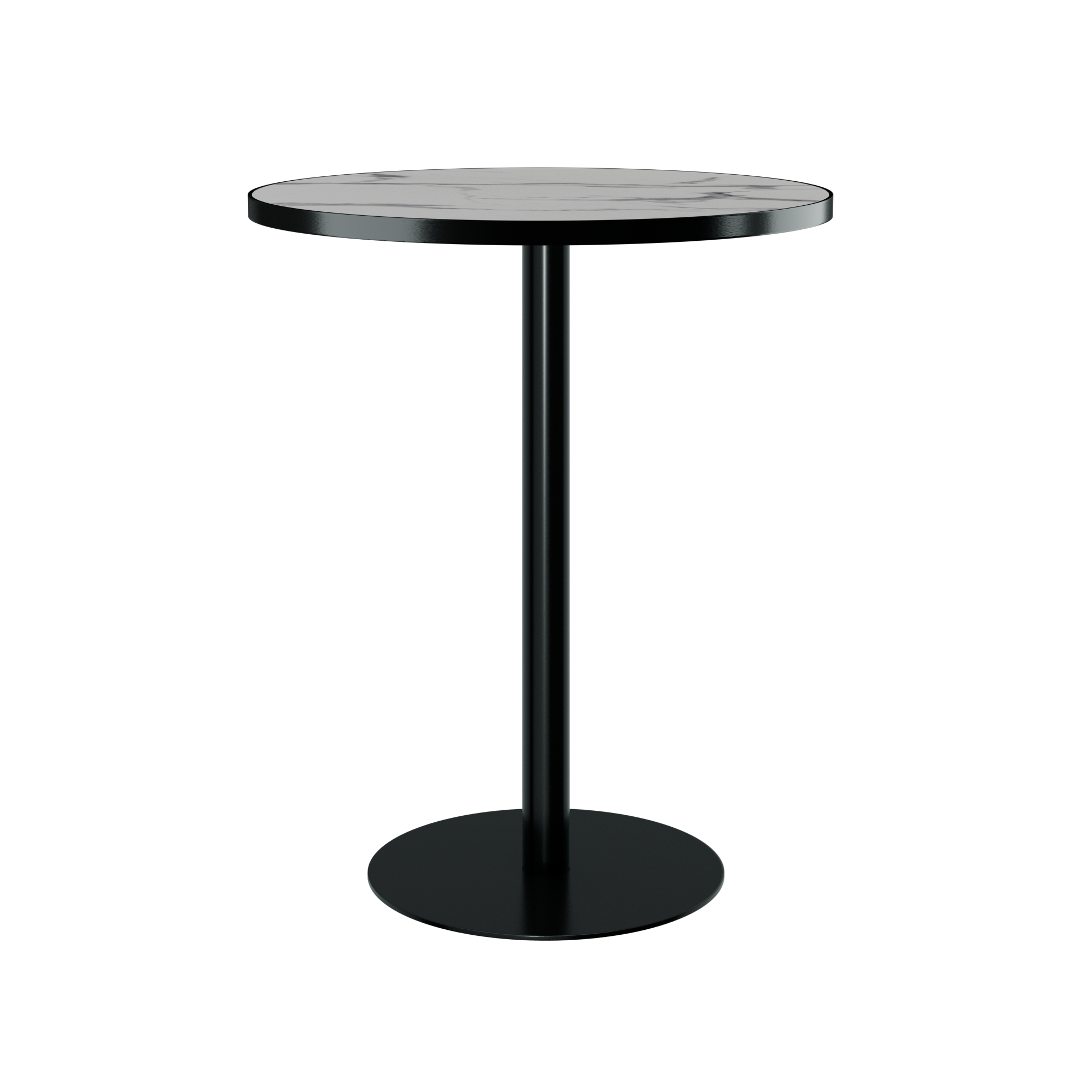 Halo Bar Table (80cm Round) With Rim