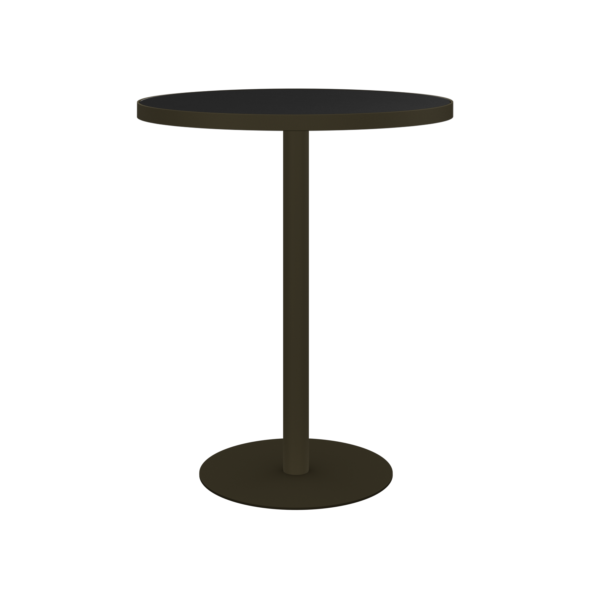 Halo Bar Table (80cm Round) With Rim