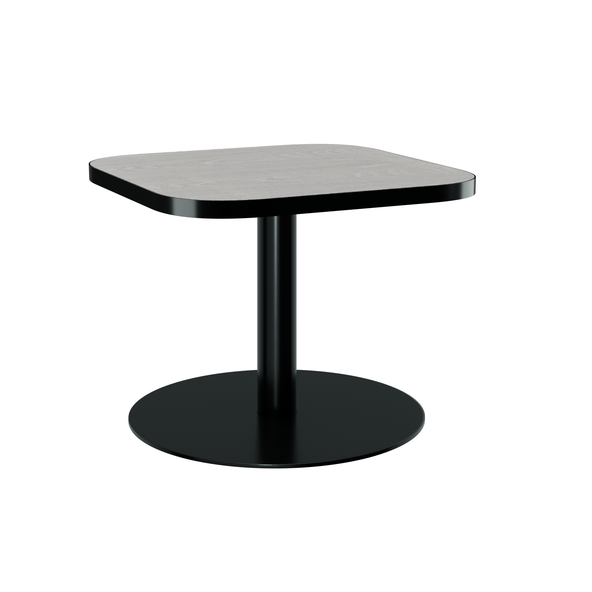Halo Side Table (60cm Rounded Square) With Rim