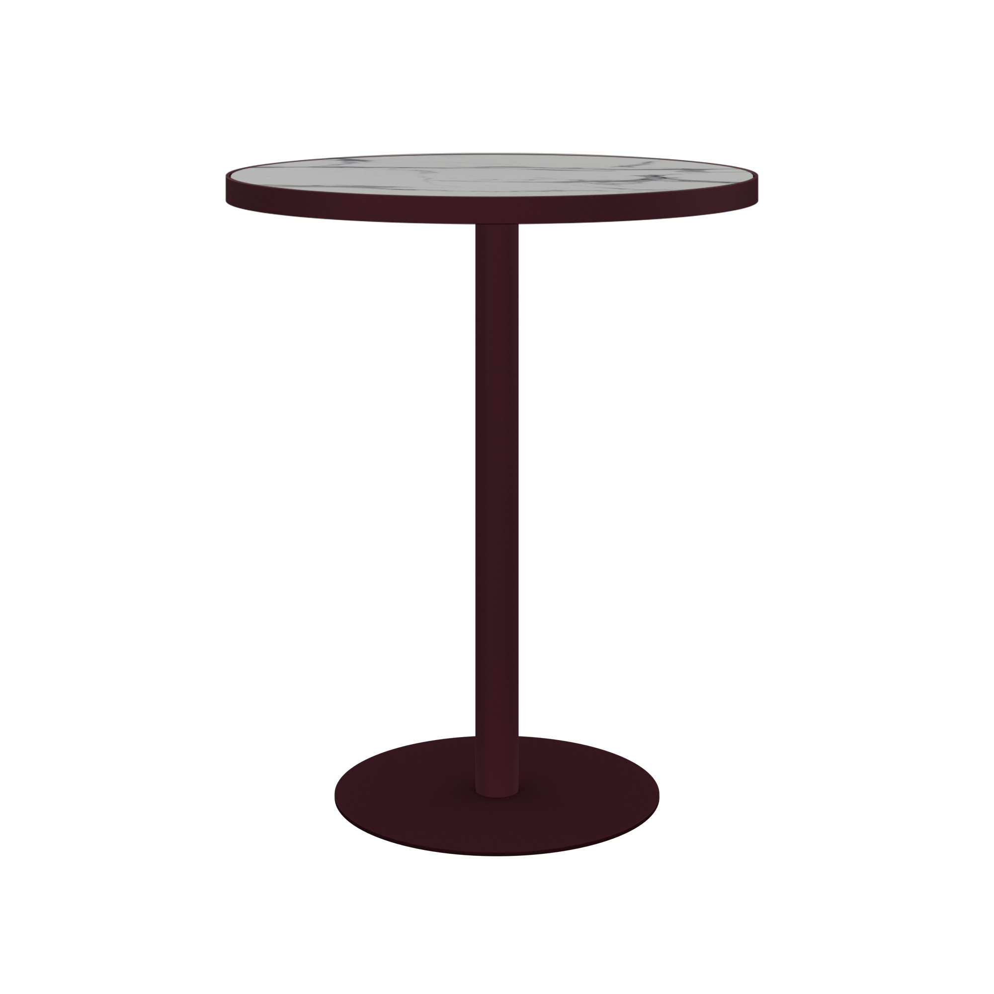 Halo Bar Table (80cm Round) With Rim