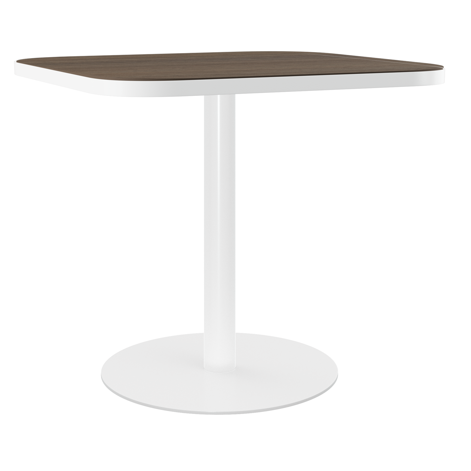 Halo Café Table (60cm Rounded Square) With Rim