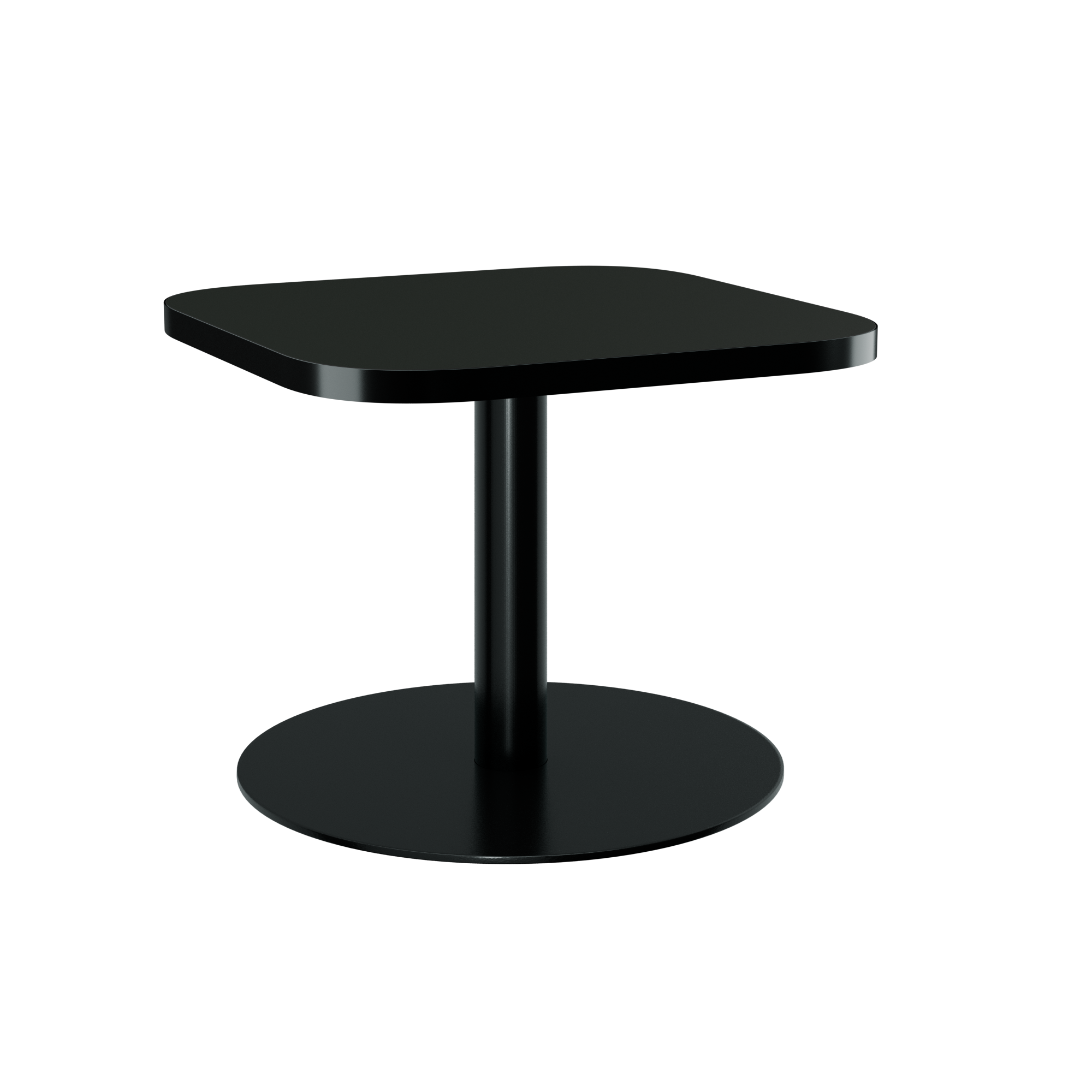 Halo Side Table (60cm Rounded Square) With Rim