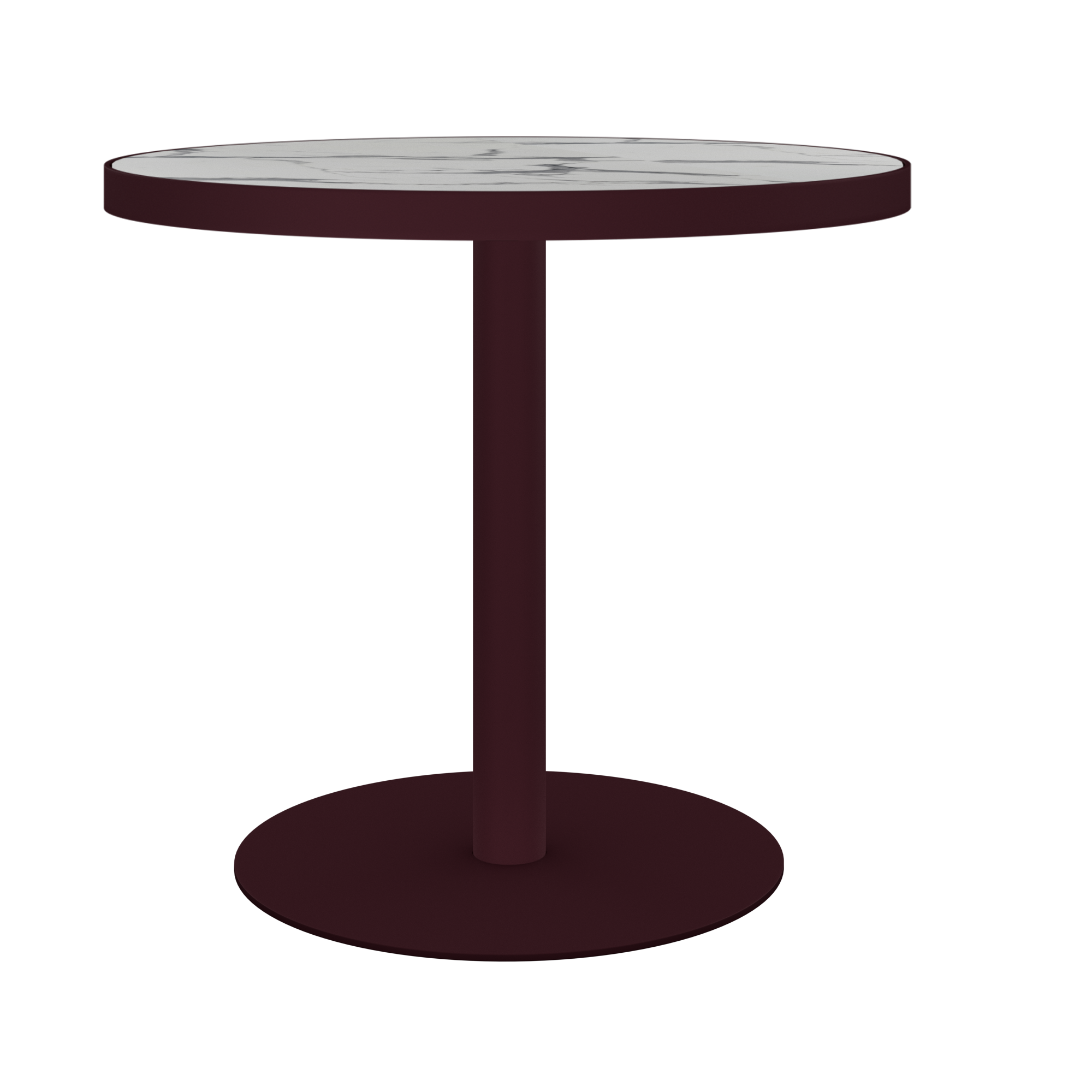 Halo Café Table (80cm Round) With Rim