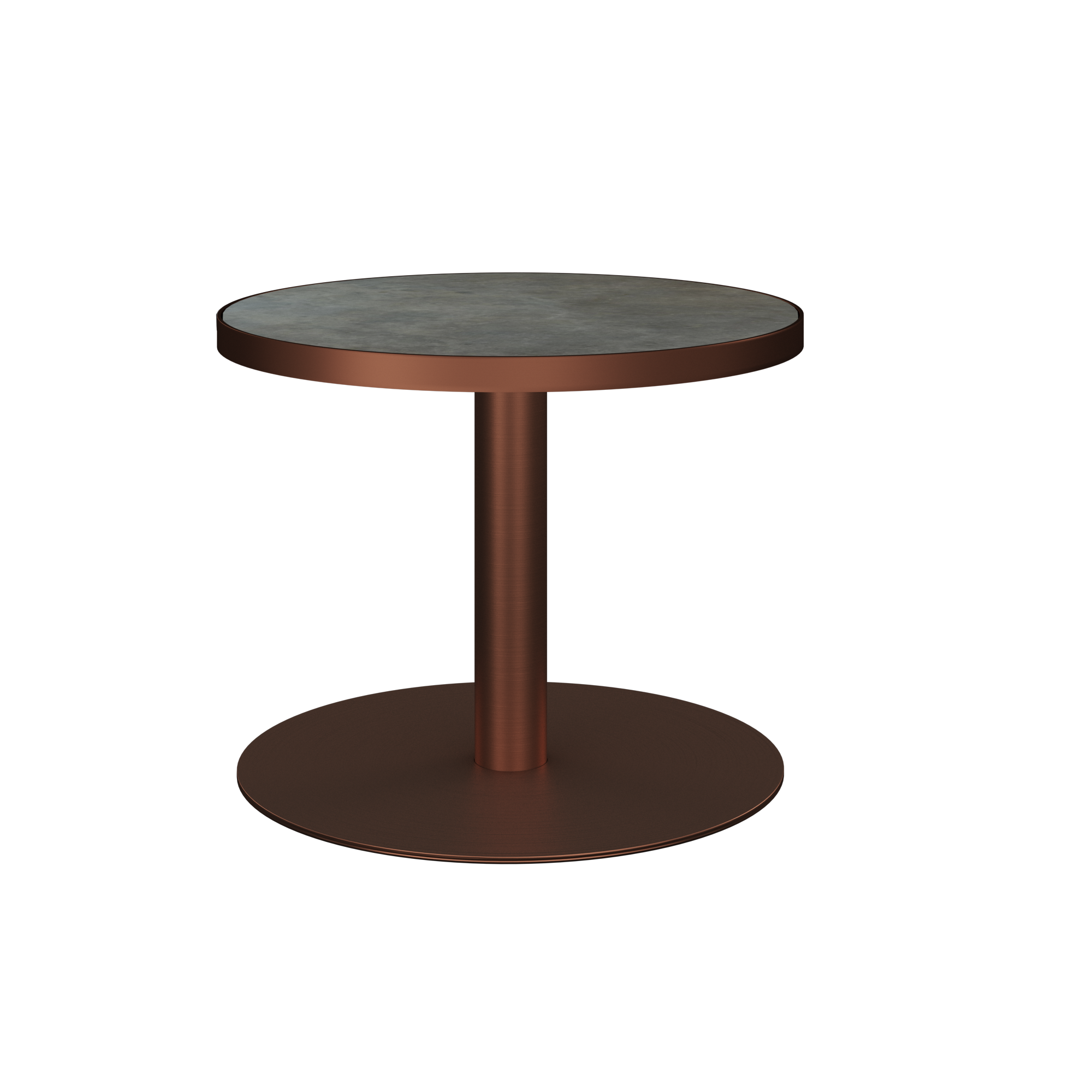 Halo Side Table (60cm Round) With Rim