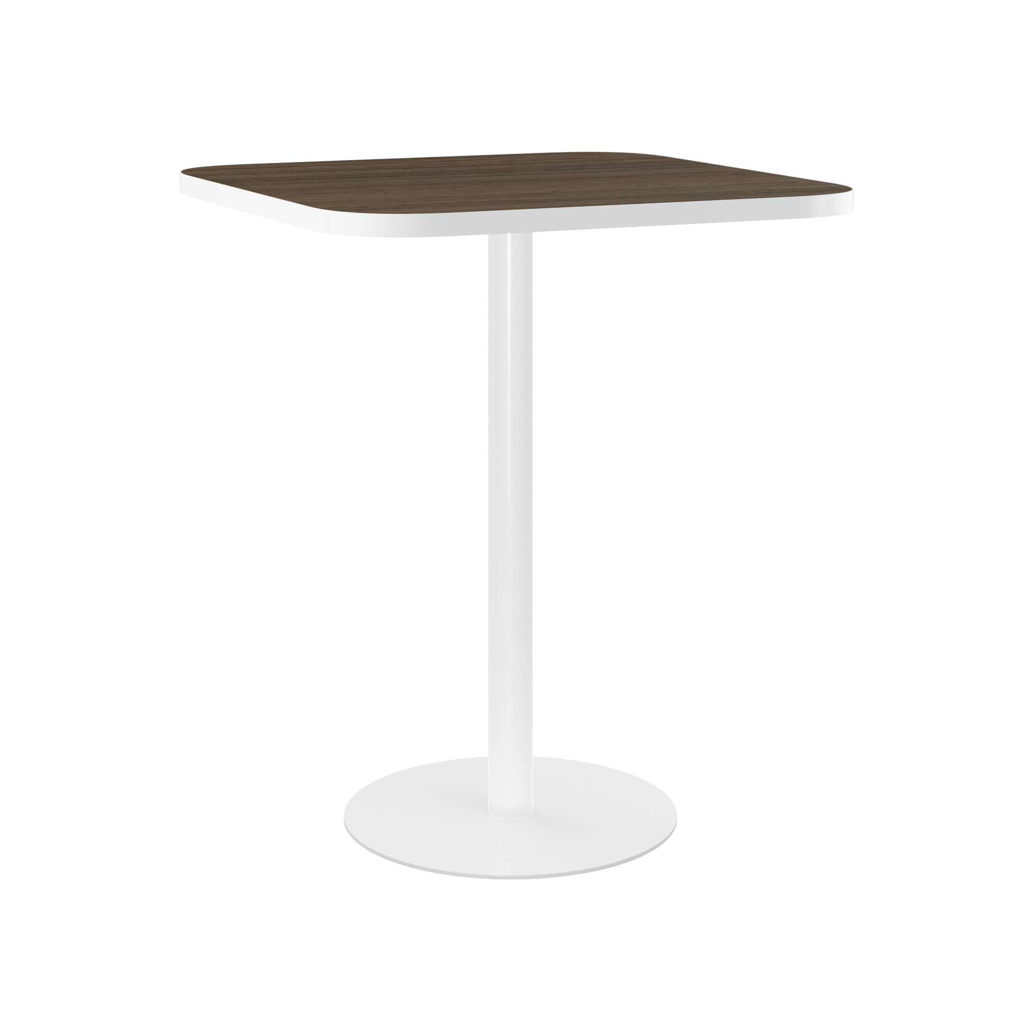 Halo Bar Table (80cm Rounded Square) With Rim