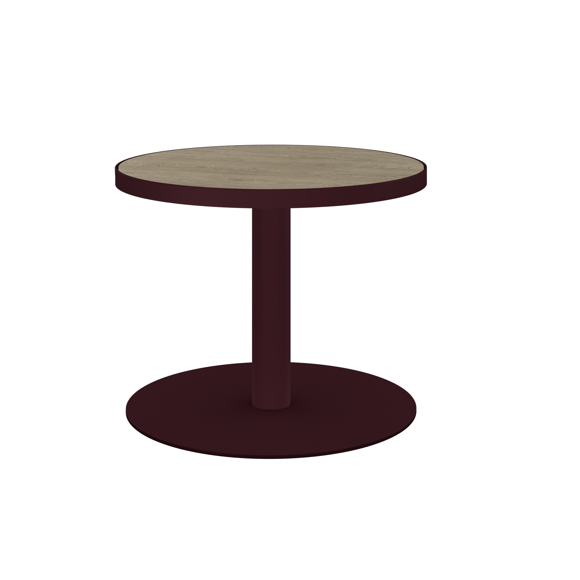 Halo Side Table (60cm Round) With Rim