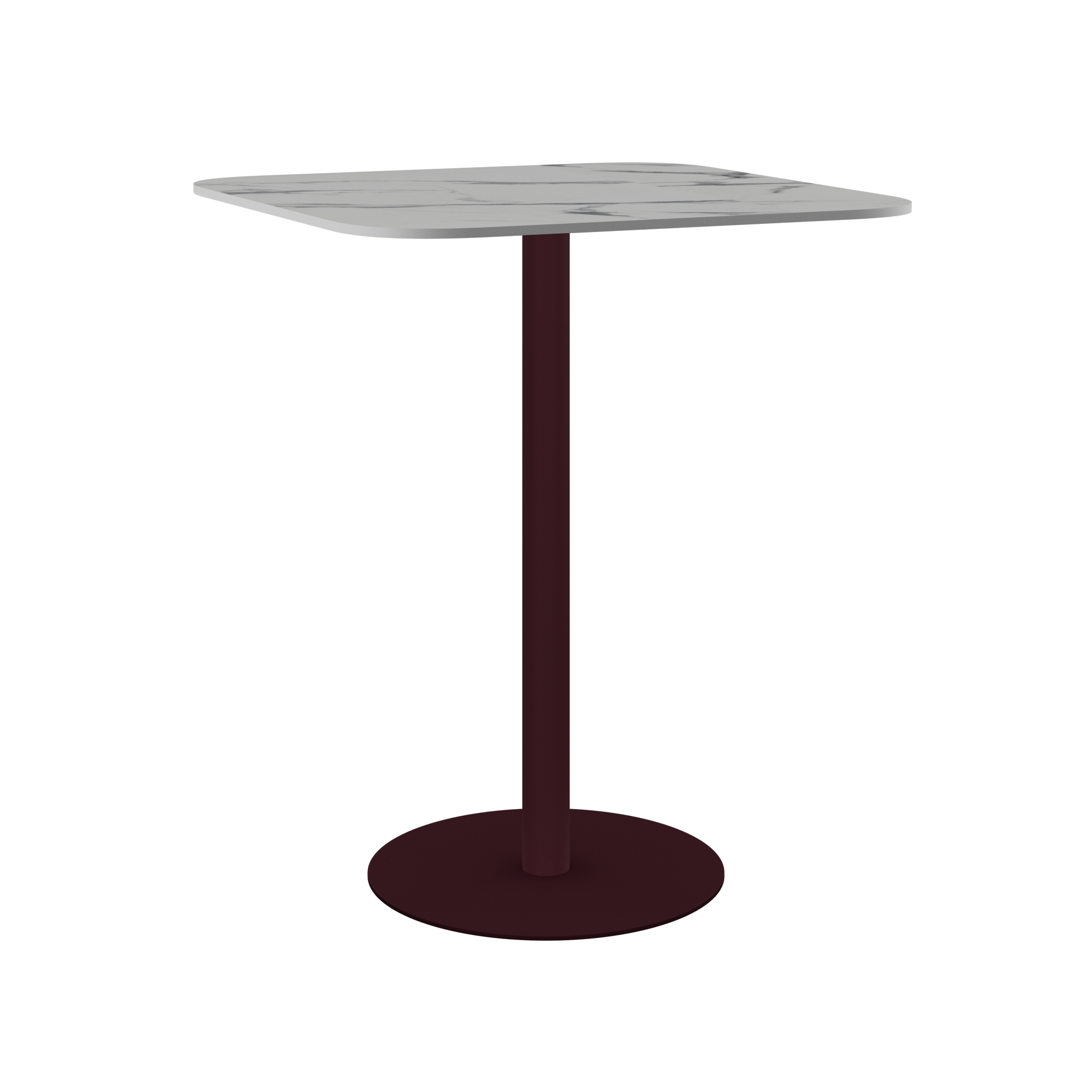 Halo Bar Table (80cm Rounded Square)