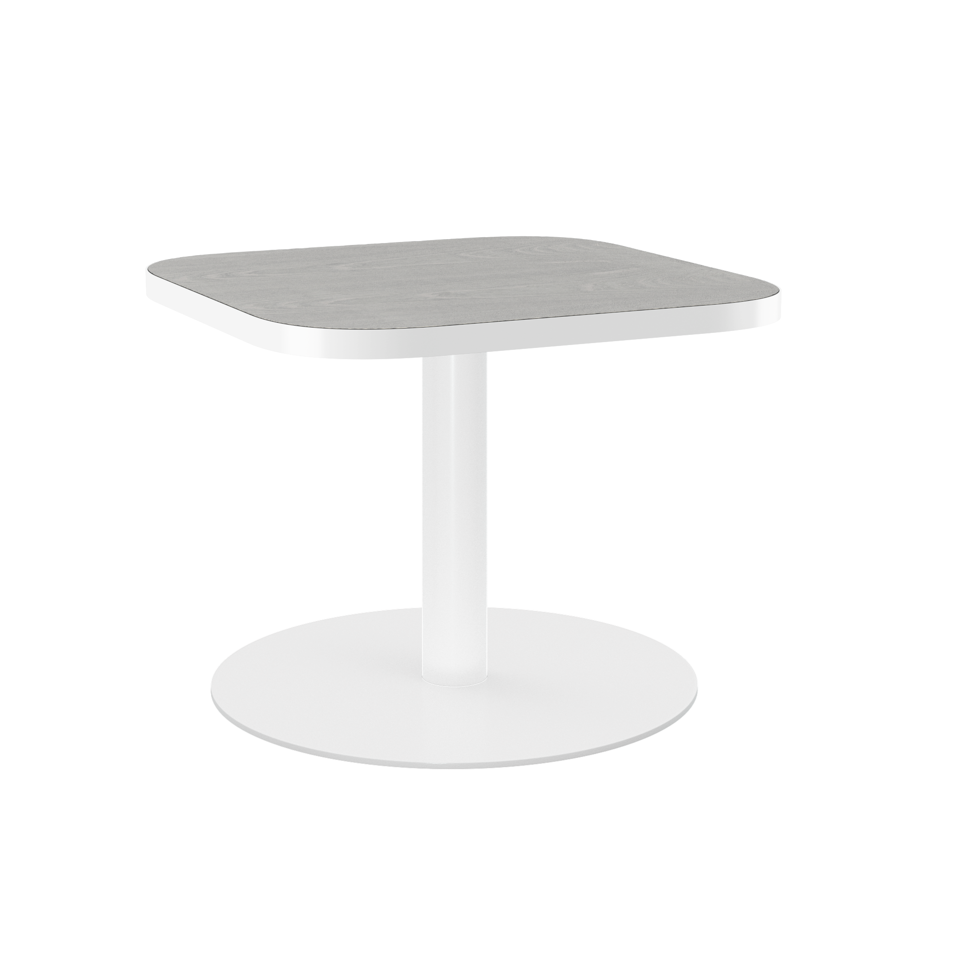 Halo Side Table (60cm Rounded Square) With Rim