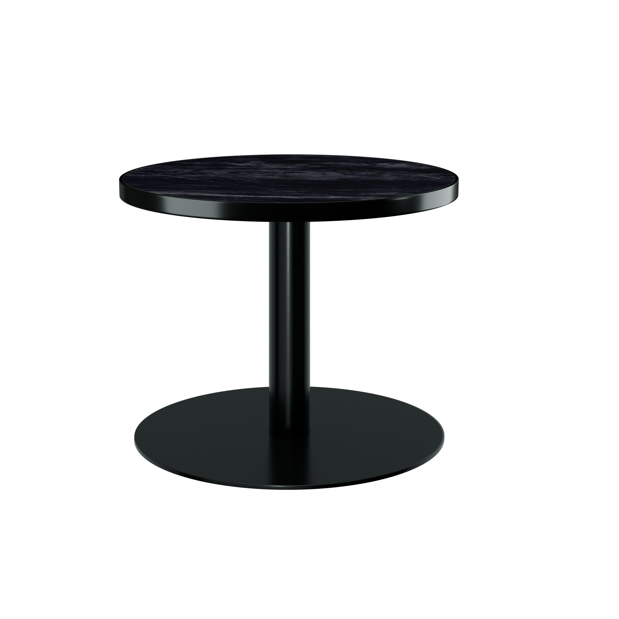 Halo Side Table (60cm Round) With Rim